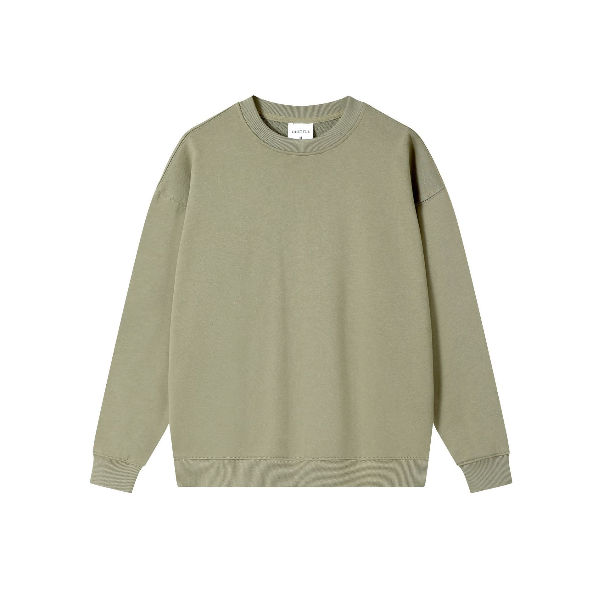 Unisex Drop Shoulder Round Neck Sweater