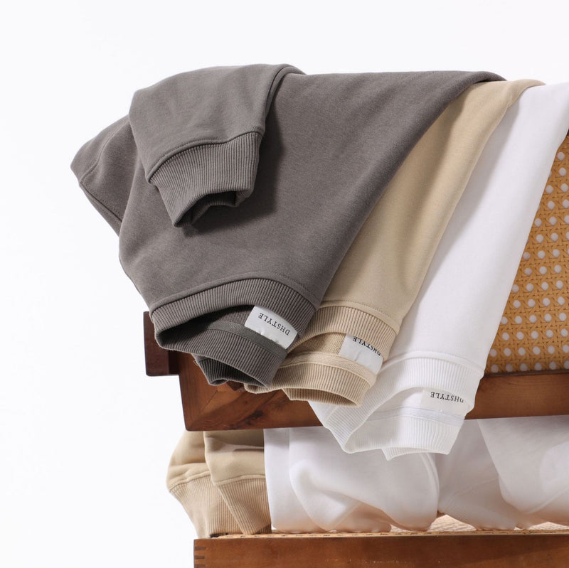 Unisex Drop Shoulder Round Neck Sweater