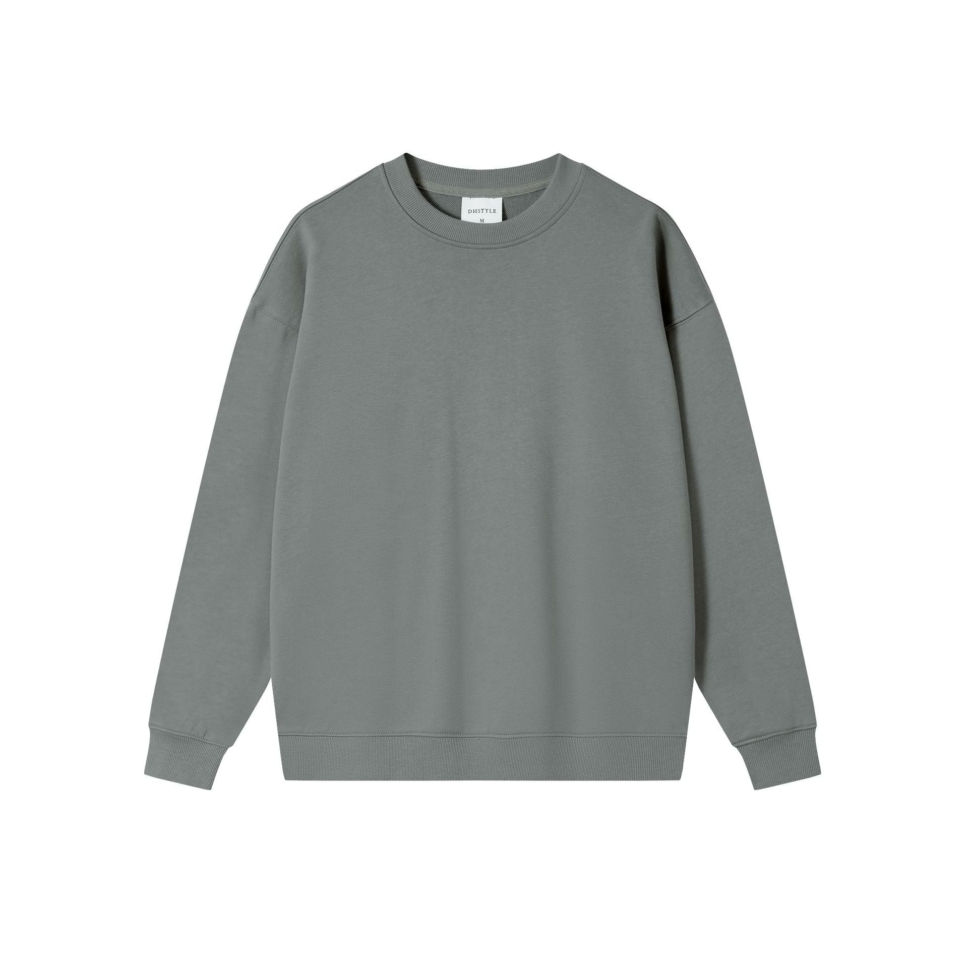 Unisex Drop Shoulder Round Neck Sweater