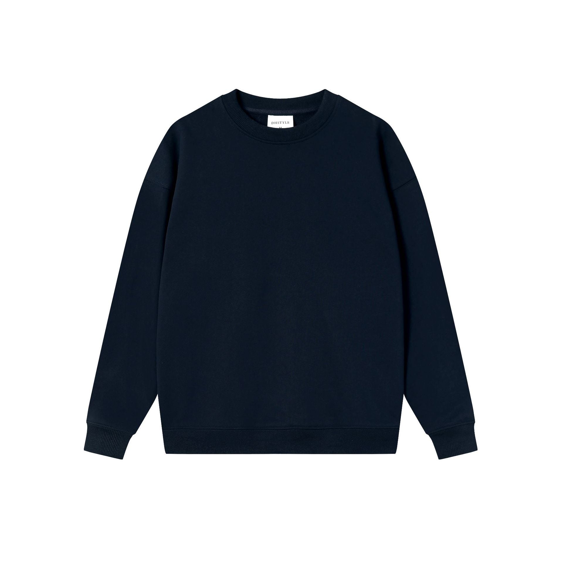 Unisex Drop Shoulder Round Neck Sweater