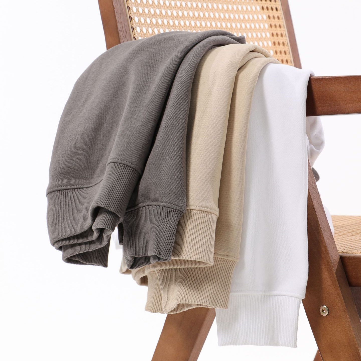 Unisex Drop Shoulder Round Neck Sweater